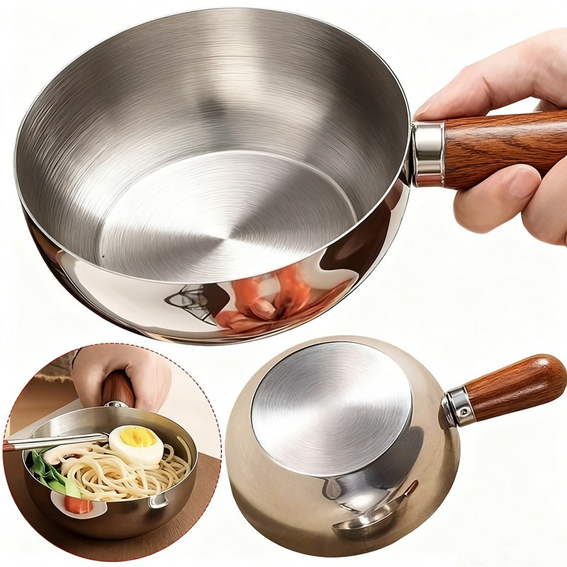 Kitchen Electronics Gadgets - Panela de Aço Inoxidável com Cabo