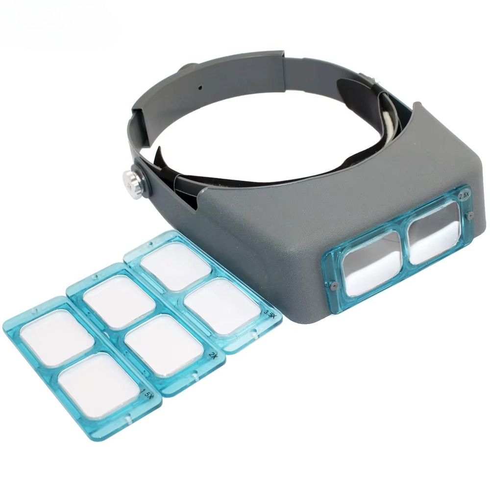 Electronics Repair Gadgets - Lupa de cabeça profissional 1,5X 2X