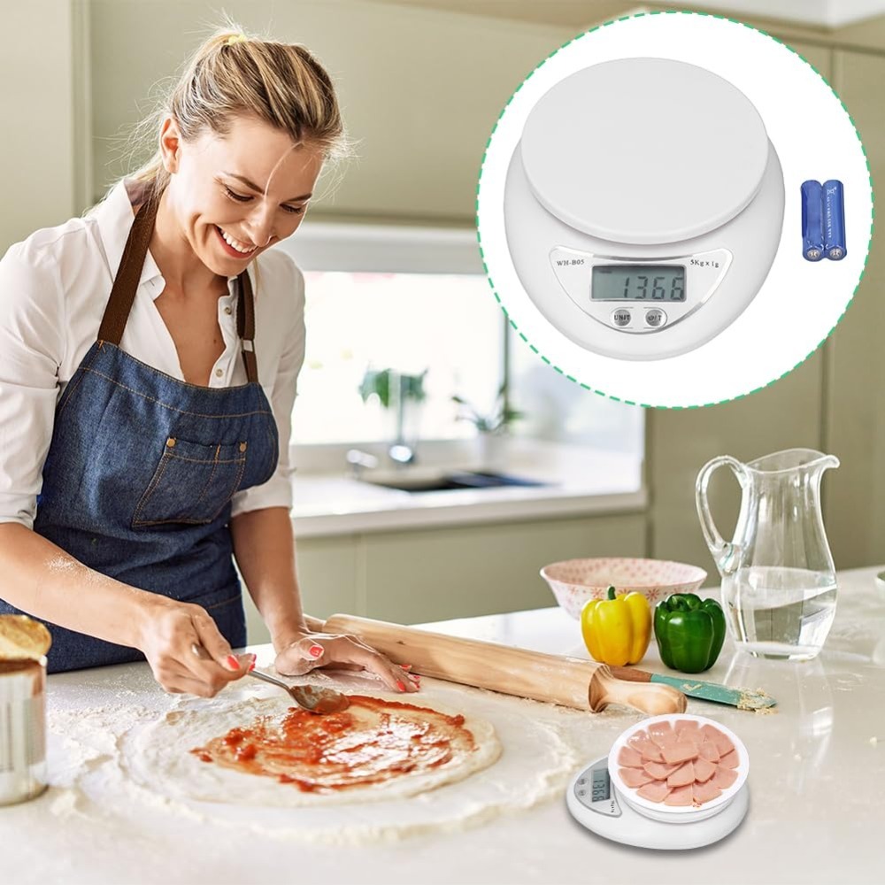 Balança Digital de Cozinha 5Kg - Kitchen Electronics Gadgets avaliação e preço